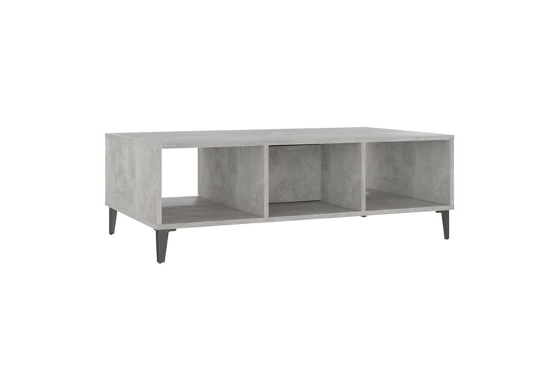 Salongbord betonggrå 103,5x60x35 cm sponplate - Grå - Møbler - Bord - Sofabord