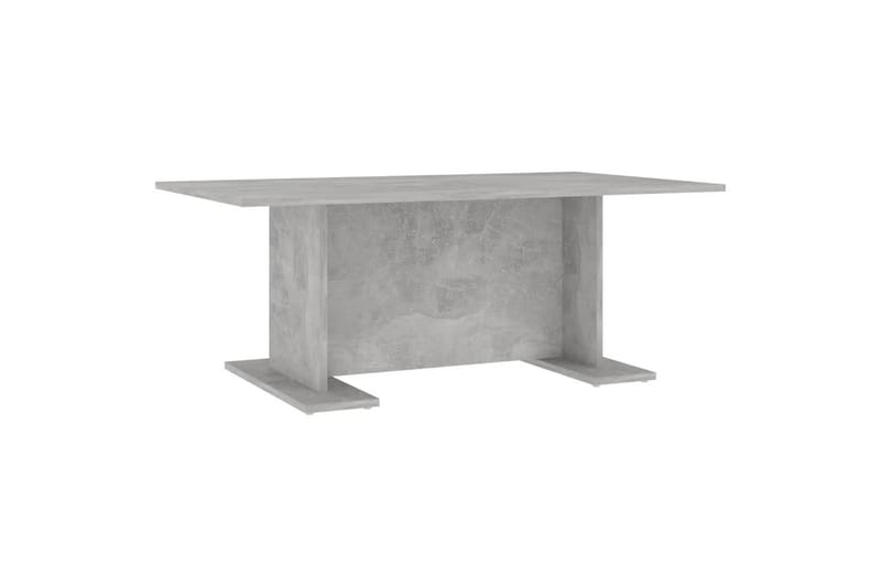 Salongbord betonggrå 103,5x60x40 cm sponplate - Grå - Møbler - Bord - Sofabord