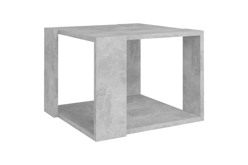 Salongbord betonggrå 40x40x30 cm sponplate - Grå - Møbler - Bord - Sofabord