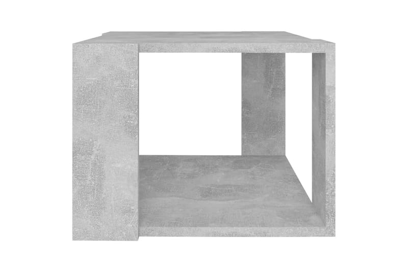 Salongbord betonggrå 40x40x30 cm sponplate - Grå - Sofabord