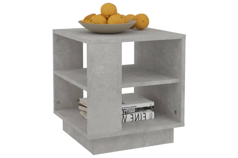 Salongbord betonggrå 40x40x43 cm konstruert tre - Grå - Møbler - Bord - Sofabord