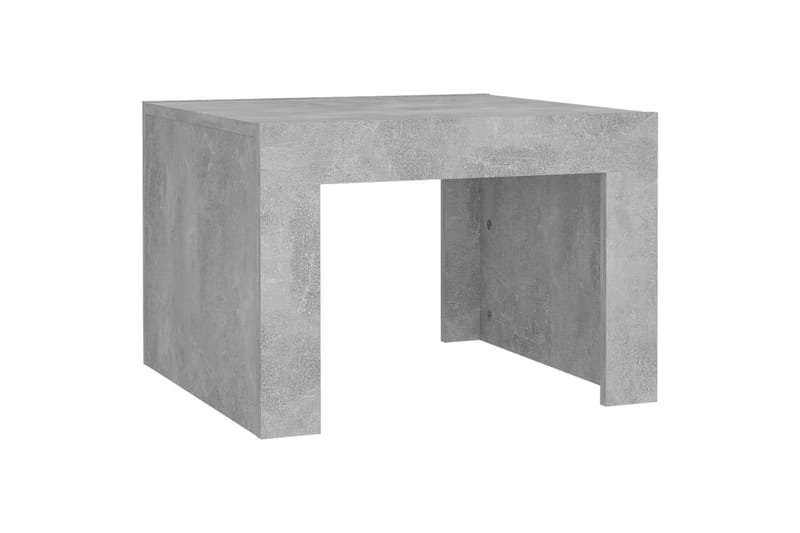 Salongbord betonggrå 50x50x35 cm sponplate - Grå - Møbler - Bord - Sofabord