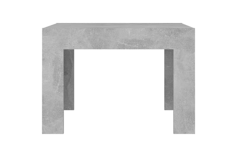 Salongbord betonggrå 50x50x35 cm sponplate - Grå - Sofabord