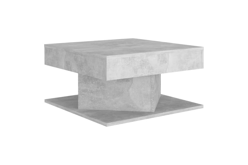 Salongbord betonggrå 57x57x30 cm sponplate - Grå - Møbler - Bord - Sofabord