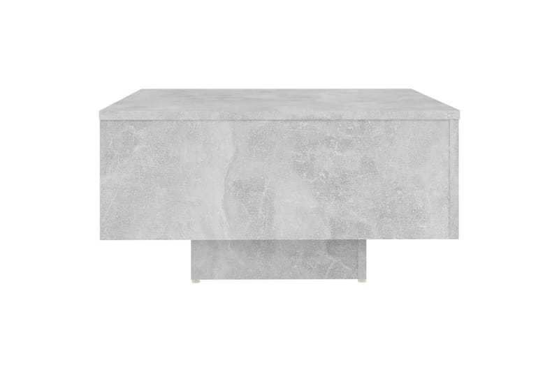 Salongbord betonggrå 60x60x31,5 cm sponplate - Grå - Møbler - Bord - Sofabord