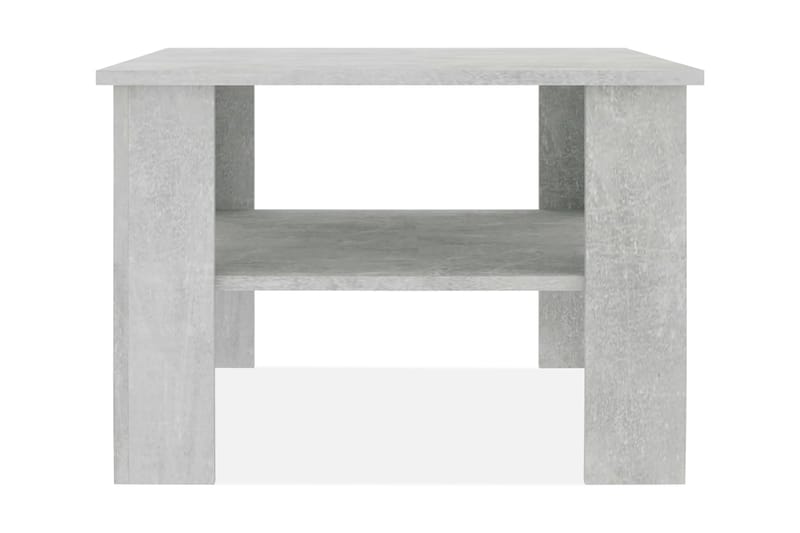 Salongbord betonggrå 60x60x42 cm sponplate - Grå - Møbler - Bord - Sofabord