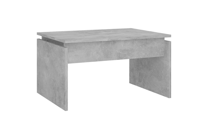 Salongbord betonggrå 68x50x38 cm sponplate - Grå - Møbler - Bord - Sofabord