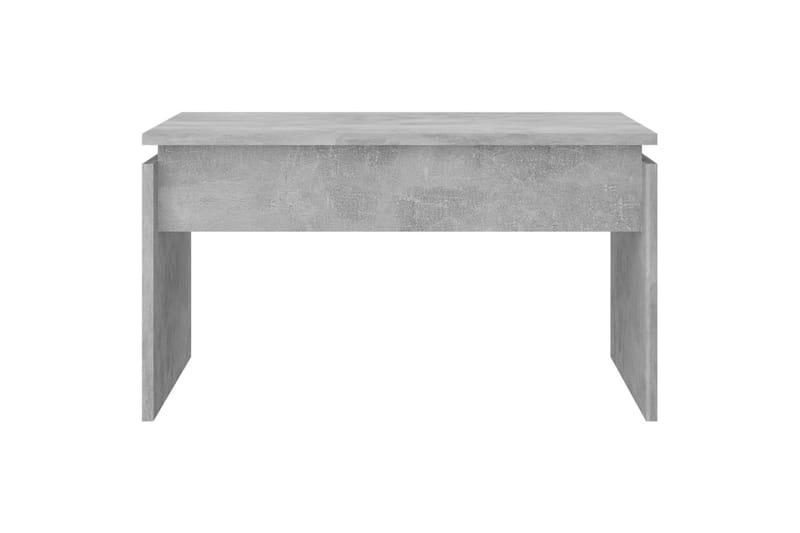 Salongbord betonggrå 68x50x38 cm sponplate - Grå - Møbler - Bord - Sofabord