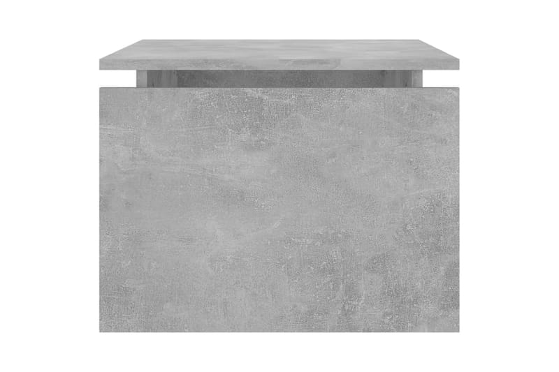 Salongbord betonggrå 68x50x38 cm sponplate - Grå - Møbler - Bord - Sofabord