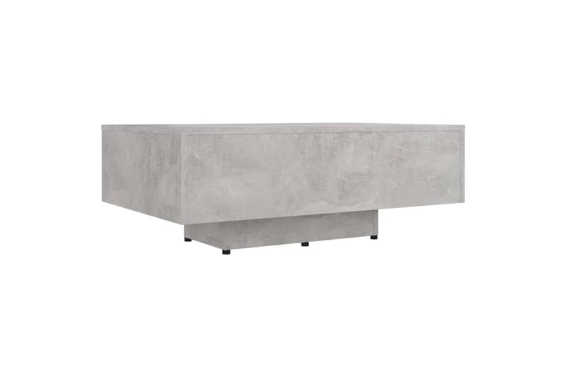 Salongbord betonggrå 85x55x31 cm sponplate - Grå - Møbler - Bord - Sofabord