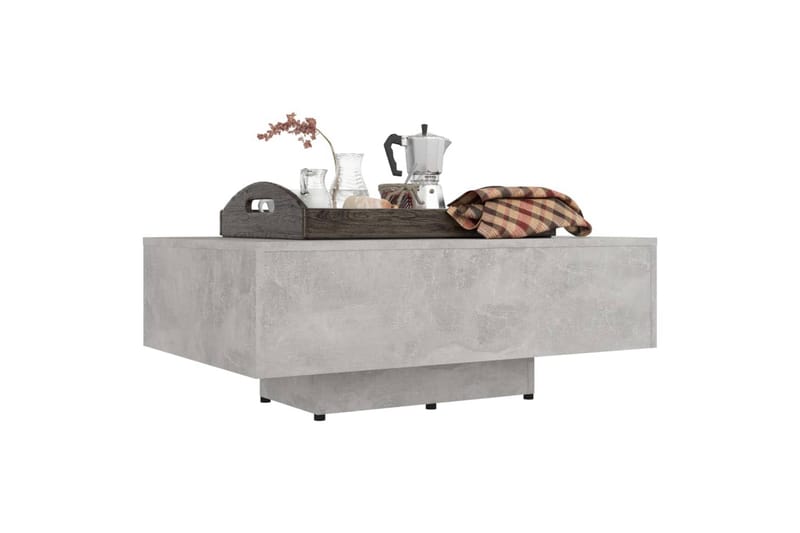 Salongbord betonggrå 85x55x31 cm sponplate - Grå - Møbler - Bord - Sofabord