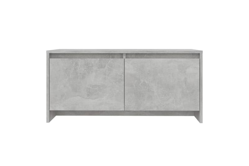 Salongbord betonggrå 90x50x41,5 cm sponplate - Grå - Sofabord