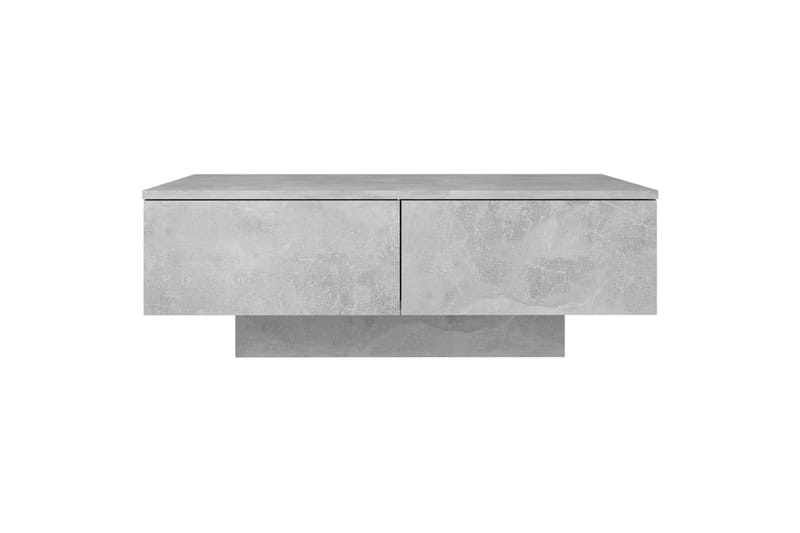 Salongbord betonggrå 90x60x31 cm sponplate - Grå - Møbler - Bord - Sofabord
