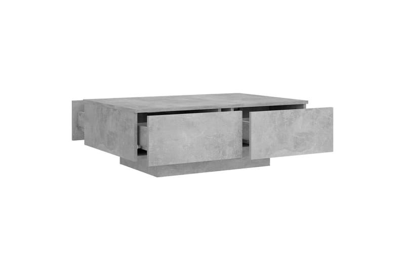 Salongbord betonggrå 90x60x31 cm sponplate - Grå - Møbler - Bord - Sofabord