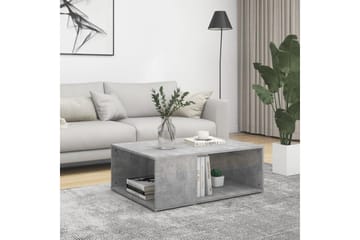 Salongbord betonggrå 90x67x33 cm sponplate - Grå - Møbler - Bord - Sofabord
