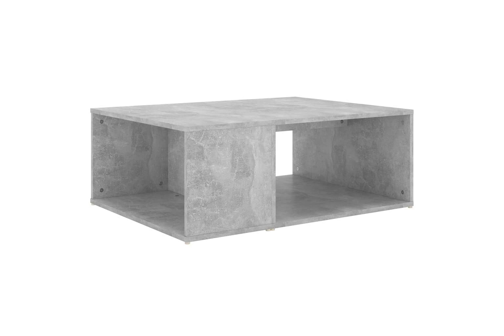 Salongbord betonggrå 90x67x33 cm sponplate - Grå - Møbler - Bord - Sofabord