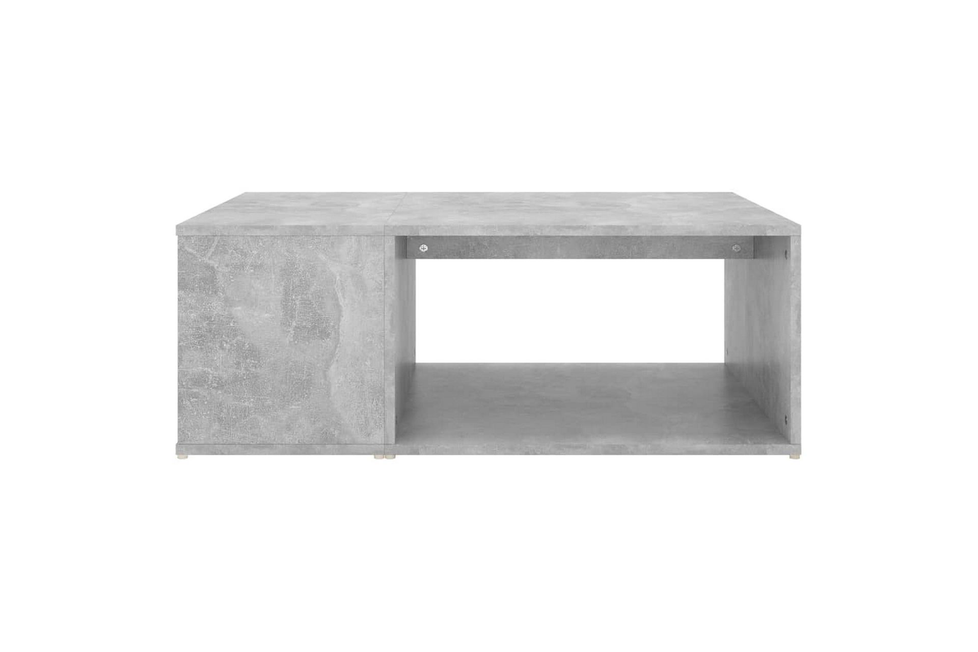 Salongbord betonggrå 90x67x33 cm sponplate - Grå - Møbler - Bord - Sofabord