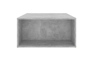 Salongbord betonggrå 90x67x33 cm sponplate - Grå - Møbler - Bord - Sofabord