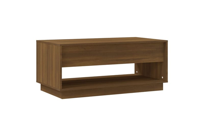 Salongbord brun eik 102,5x55x44 cm sponplate - Brun - Møbler - Bord - Sofabord