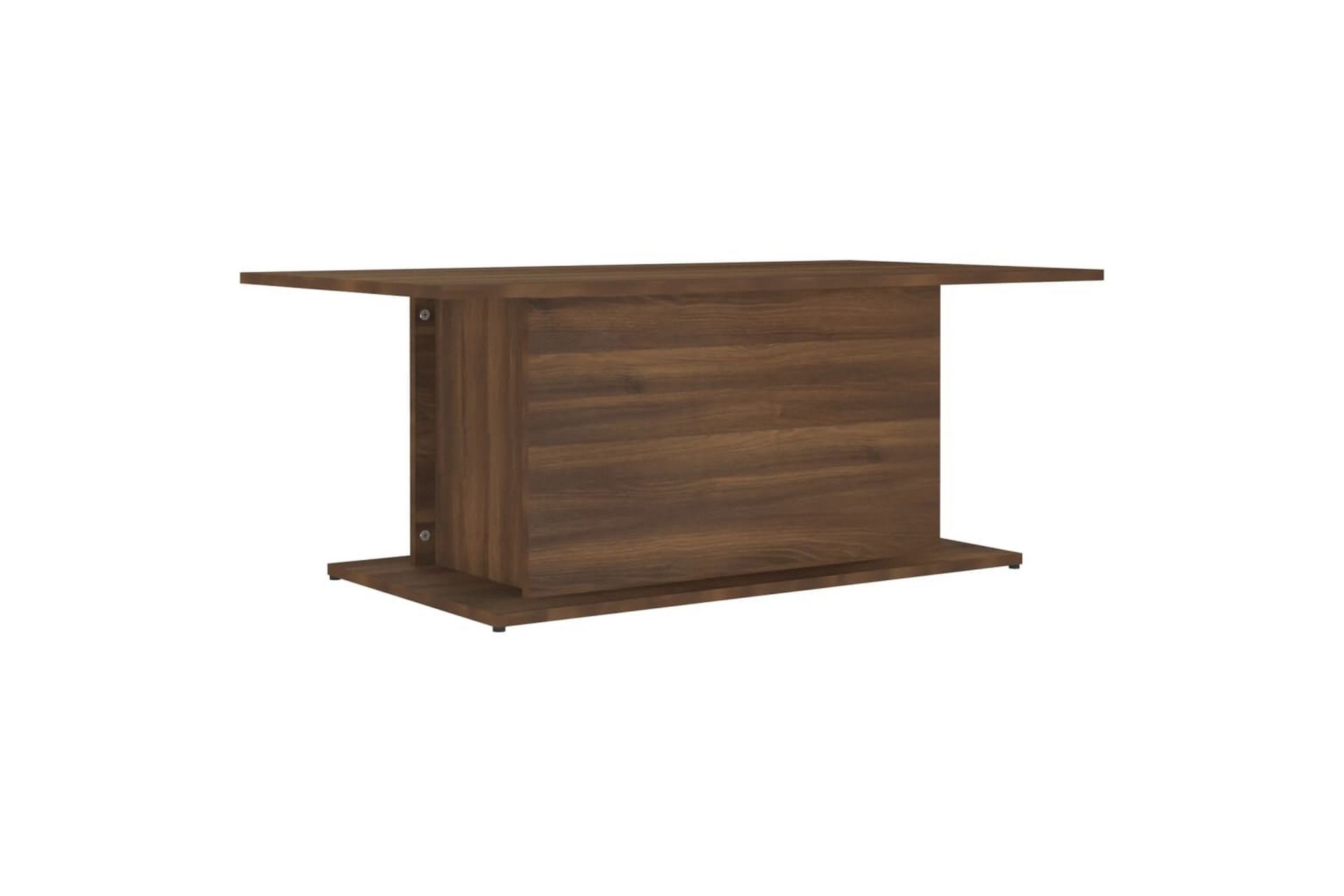 Salongbord brun eik 102x55,5x40 cm sponplate - Brun - Møbler - Bord - Sofabord
