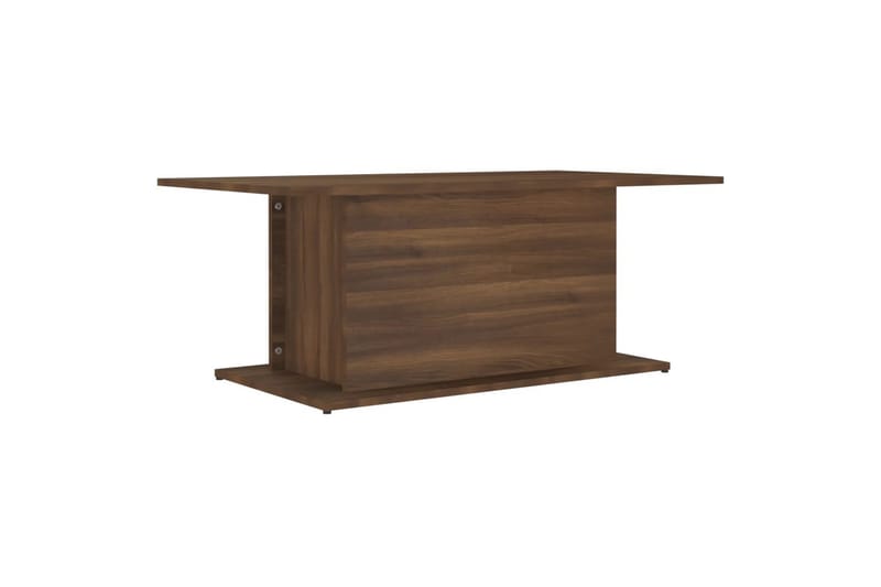 Salongbord brun eik 102x55,5x40 cm sponplate - Brun - Møbler - Bord - Sofabord