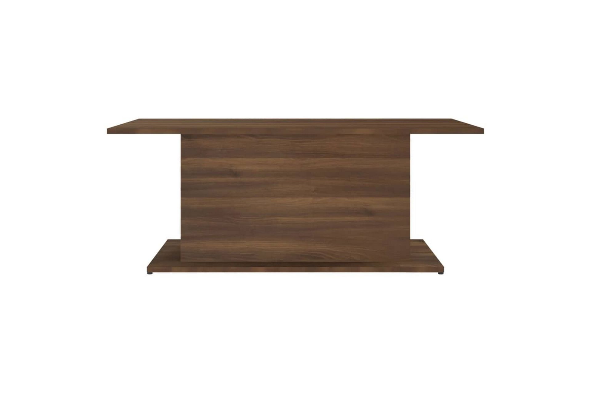 Salongbord brun eik 102x55,5x40 cm sponplate - Brun - Møbler - Bord - Sofabord