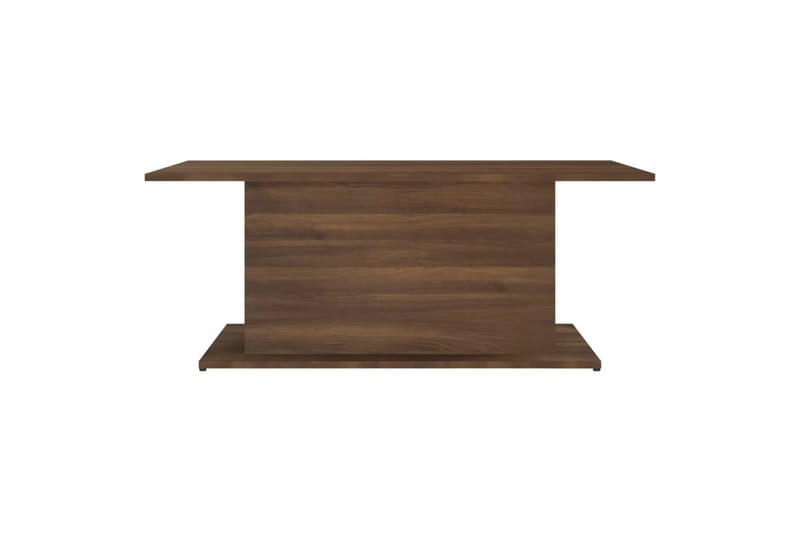 Salongbord brun eik 102x55,5x40 cm sponplate - Brun - Møbler - Bord - Sofabord
