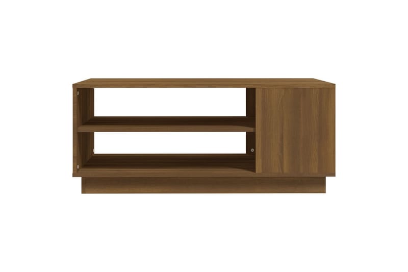 Salongbord brun eik 102x55x43 cm sponplate - Brun - Møbler - Bord - Sofabord