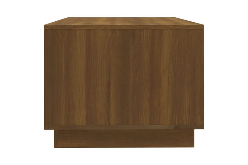 Salongbord brun eik 102x55x43 cm sponplate - Brun - Møbler - Bord - Sofabord