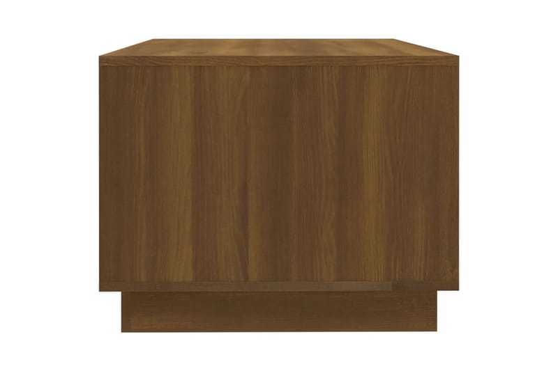Salongbord brun eik 102x55x43 cm sponplate - Brun - Sofabord