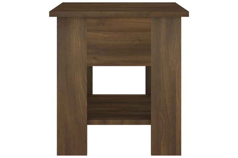 Salongbord brun eik 40x40x42 cm konstruert tre - Brun - Møbler - Bord - Sofabord
