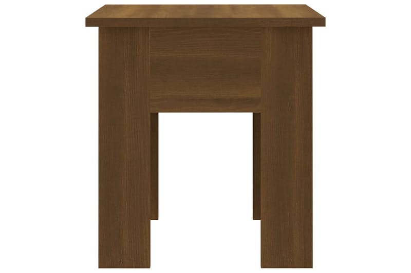 Salongbord brun eik 40x40x42 cm sponplate - Brun - Møbler - Bord - Sofabord