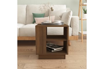 Salongbord brun eik 40x40x43 cm konstruert tre - Brun - Møbler - Bord - Sofabord