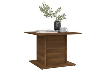 Salongbord brun eik 55,5x55,5x40 cm sponplate - Brun - Møbler - Bord - Sofabord