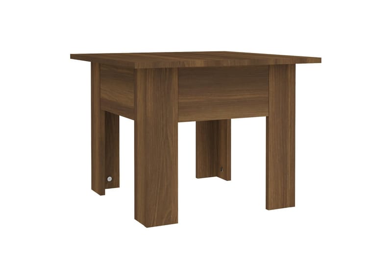 Salongbord brun eik 55x55x42 cm sponplate - Brun - Møbler - Bord - Sofabord