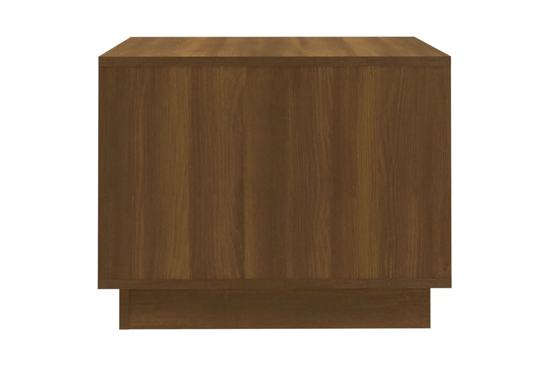 Salongbord brun eik 55x55x43 cm sponplate - Brun - Møbler - Bord - Sofabord