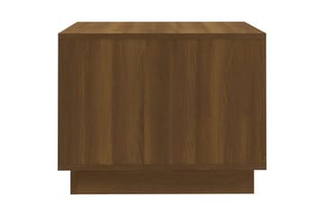 Salongbord brun eik 55x55x43 cm sponplate - Brun - Møbler - Bord - Sofabord