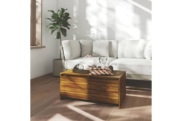 Salongbord brun eik 90x50x41,5 cm sponplate - Brun - Møbler - Bord - Sofabord