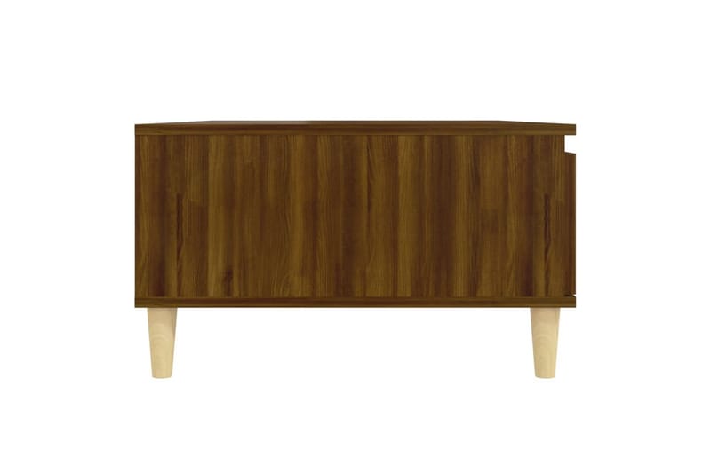 Salongbord brun eik 90x60x35 cm sponplate - Brun - Møbler - Bord - Sofabord