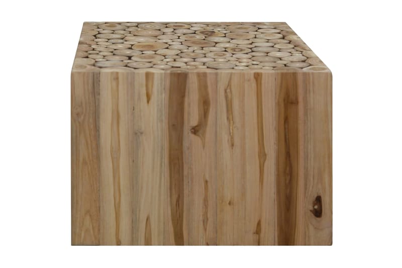 Salongbord ekte teak 50x50x35 cm - Teak - Møbler - Bord - Sofabord