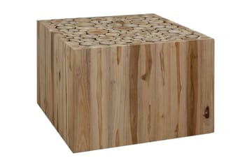 Salongbord ekte teak 50x50x35 cm - Teak - Møbler - Bord - Sofabord
