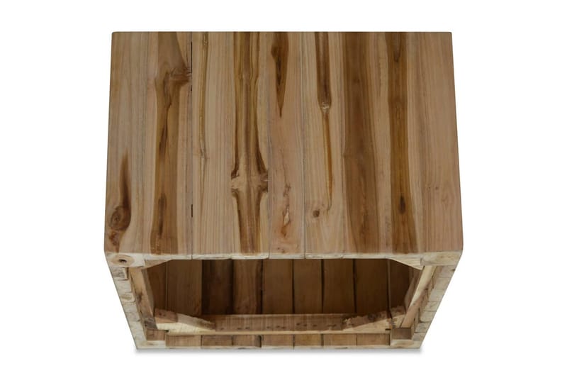 Salongbord ekte teak 50x50x35 cm - Teak - Møbler - Bord - Sofabord