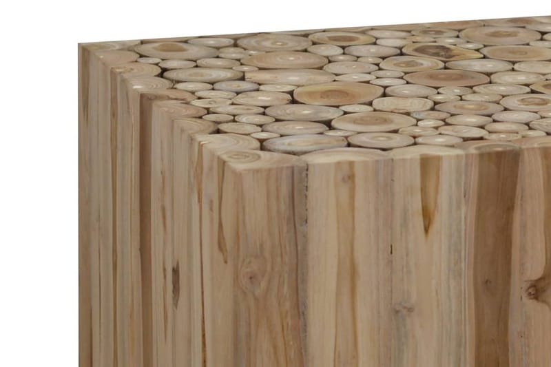 Salongbord ekte teak 50x50x35 cm - Teak - Møbler - Bord - Sofabord