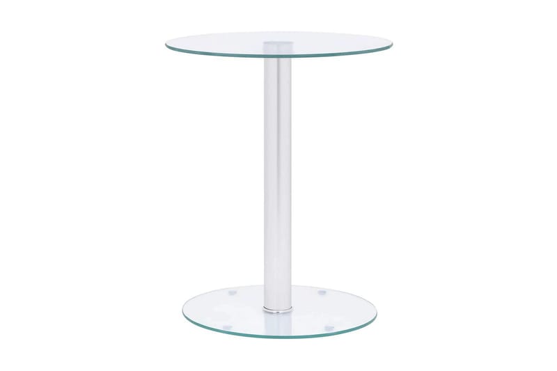 Salongbord gjennomsiktig 40 cm herdet glass - Gjennomsiktig - Møbler - Bord - Sofabord