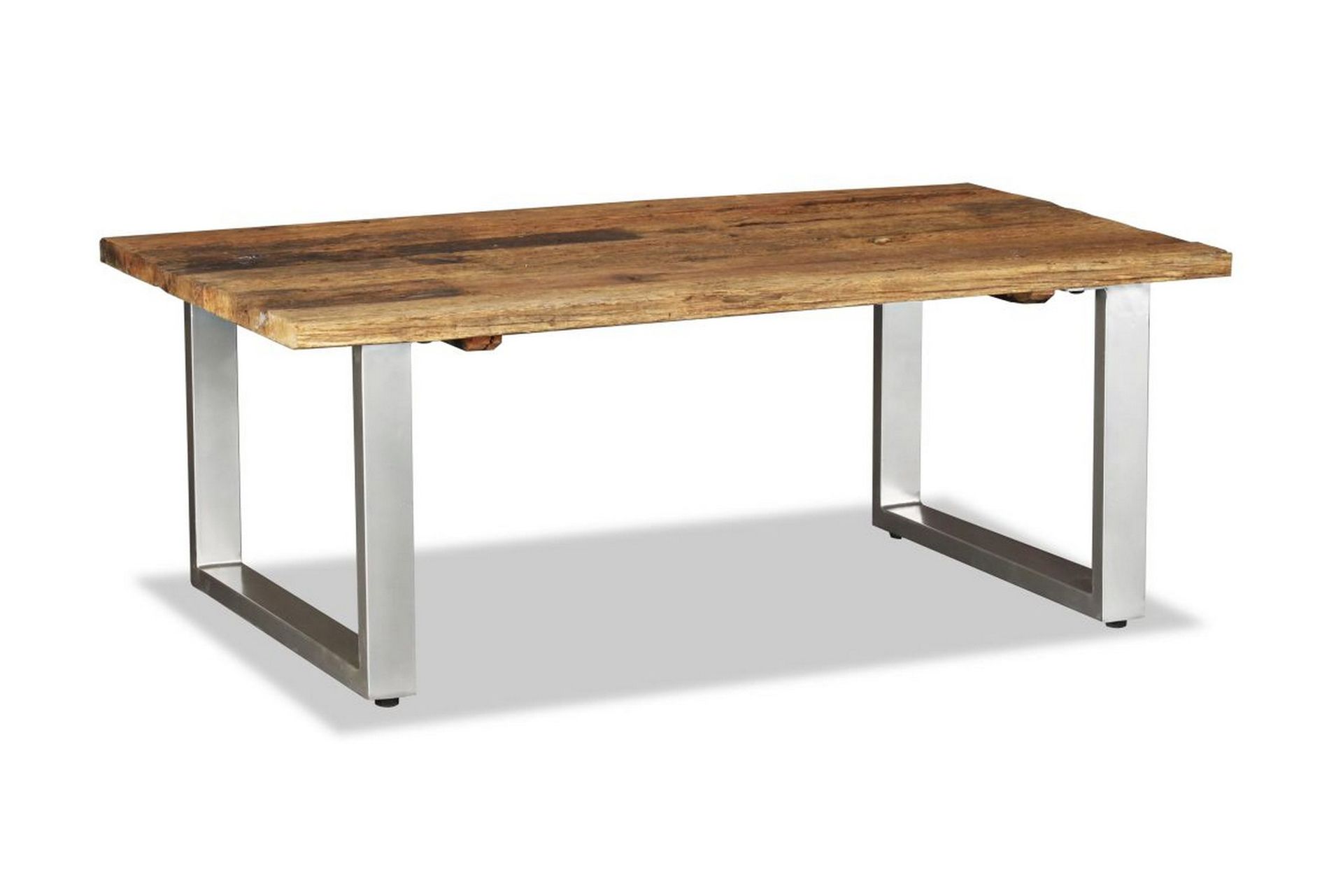 Salongbord gjenvunnet heltre 100x60x38 cm - Resirkulert Tre - Møbler - Bord - Sofabord