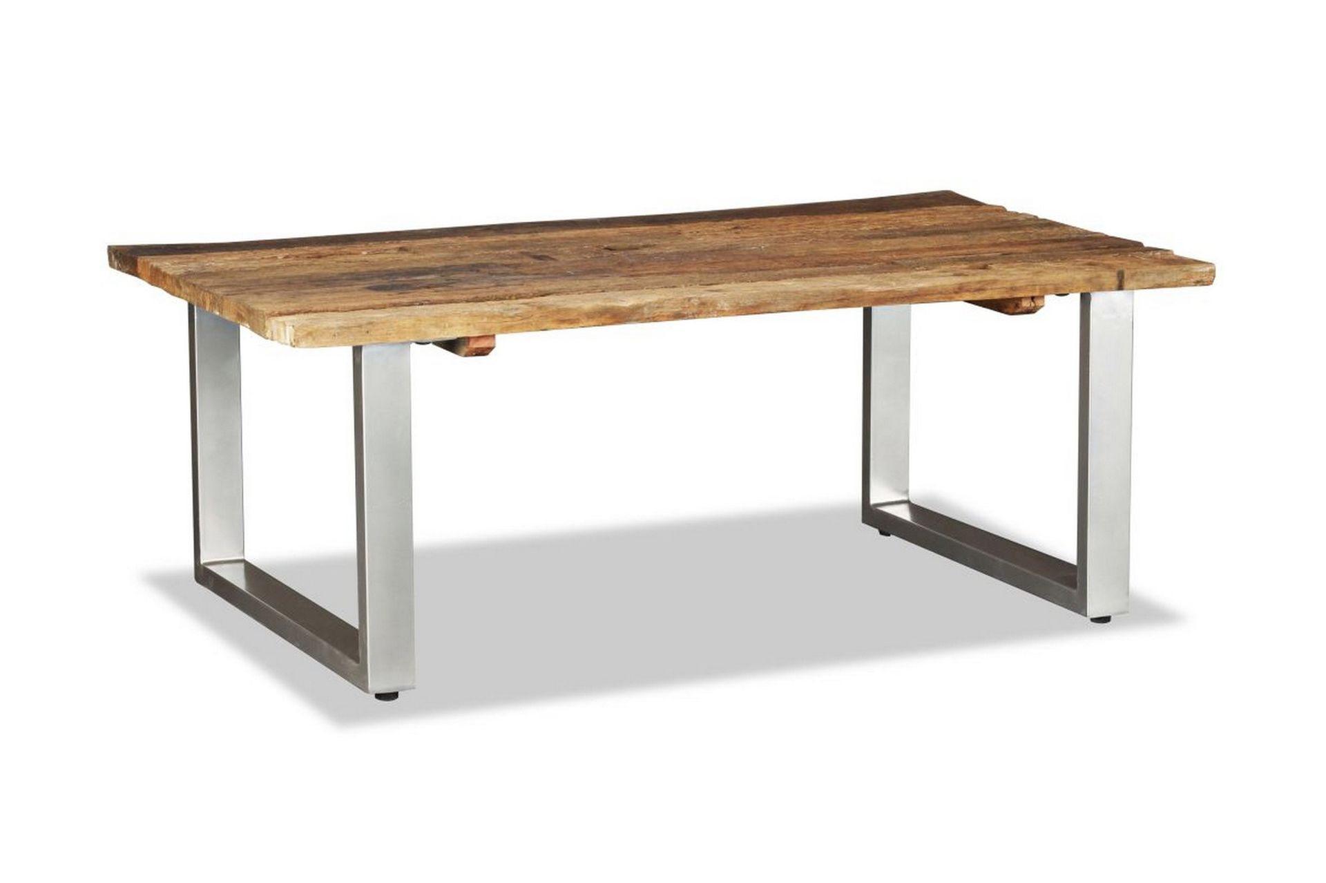 Salongbord gjenvunnet heltre 100x60x38 cm - Resirkulert Tre - Møbler - Bord - Sofabord