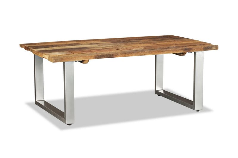 Salongbord gjenvunnet heltre 100x60x38 cm - Resirkulert Tre - Møbler - Bord - Sofabord