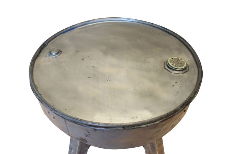 Salongbord gjenvunnet heltre 60x45 cm sølv - Resirkulert Tre - Møbler - Bord - Sofabord