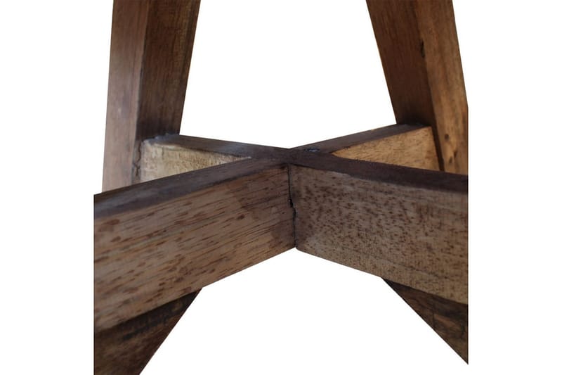 Salongbord gjenvunnet heltre 60x45 cm sølv - Resirkulert Tre - Møbler - Bord - Sofabord