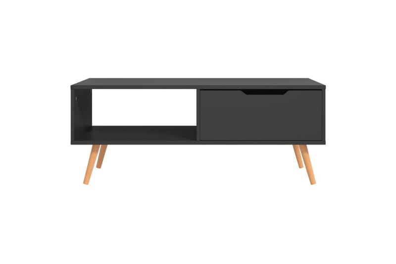 Salongbord grå 100x49,5x43 cm sponplate - Grå - Møbler - Bord - Sofabord